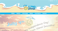Desktop Screenshot of islandsmoothiecafe.com