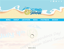 Tablet Screenshot of islandsmoothiecafe.com